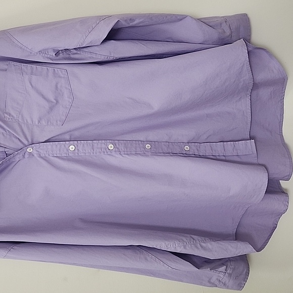 Aritzia Wilfred Free relaxed shirt Purple Size Large - Picture 4 of 16